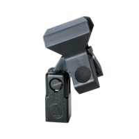MICROPHONE STAND CLAMP WITH SPRING CLIP FITS MOST TAPERED AND CYLINDRICAL MICROPHONES